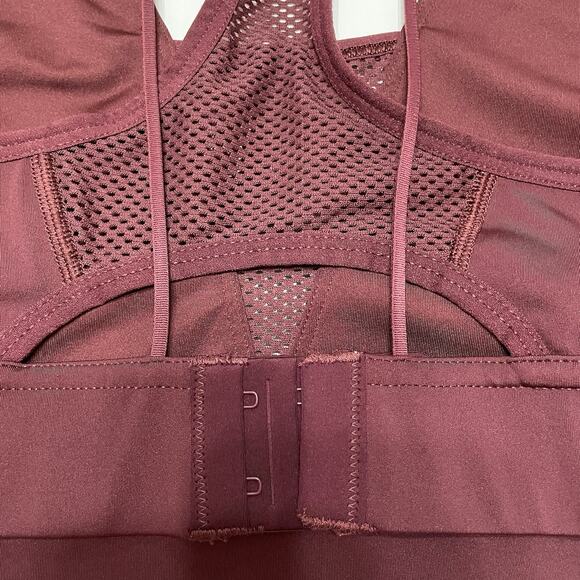Savage X Fenty RACER X SPORTS BRA Size L Wine Night Purple Medium Impact NEW - Picture 6 of 10